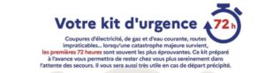 kit d'urgence 72h